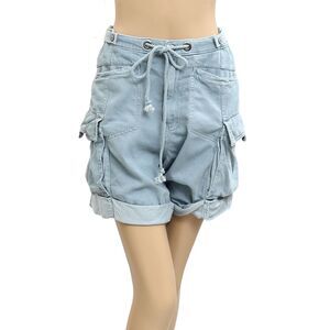 Free People We The Free Washed Shorts Low-Waisted Cargo Casual XL NEW 282680